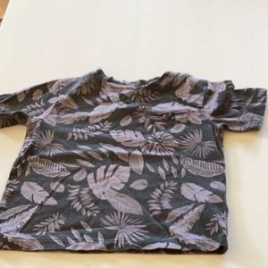 babyGap toddler 2 years, 100% cotton, Black with Purple leaves